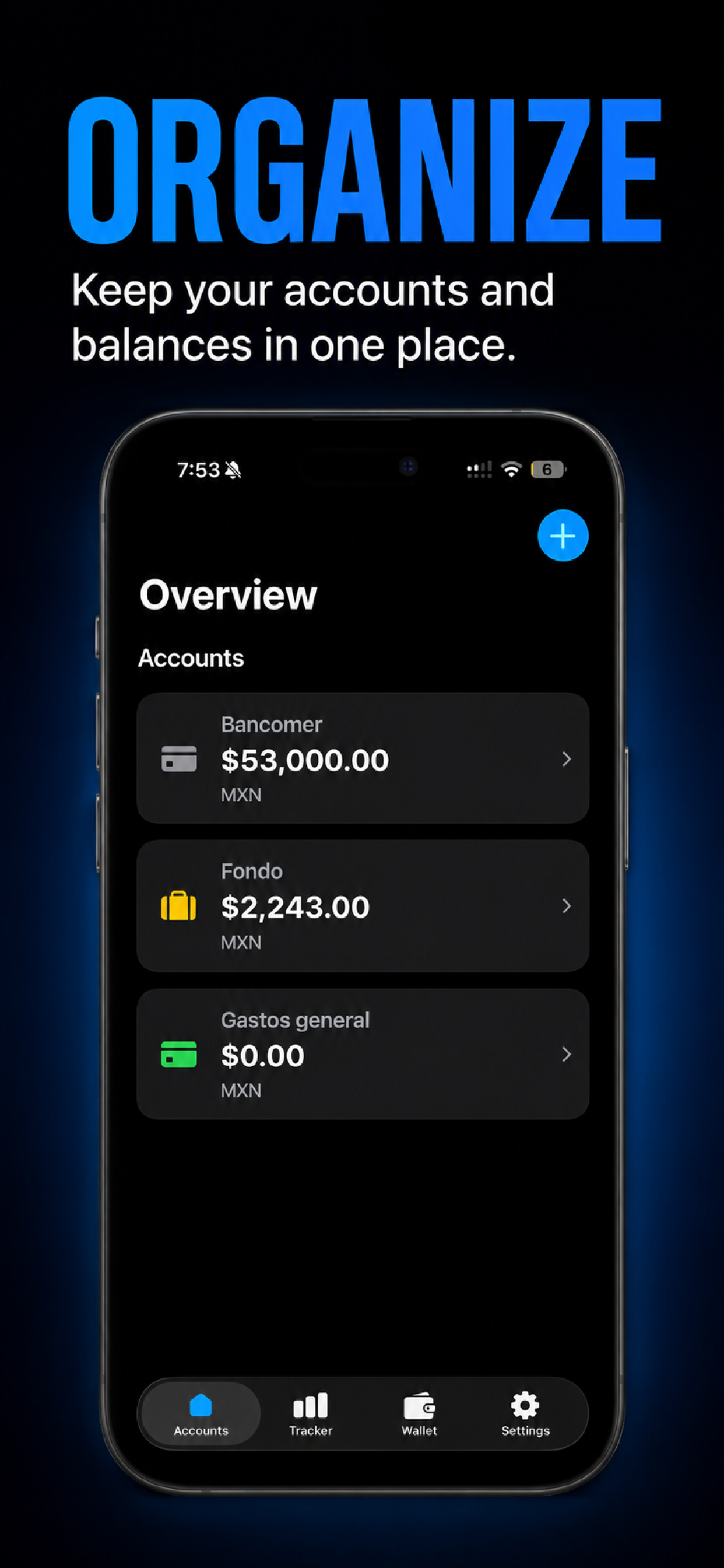 Balancea accounts overview